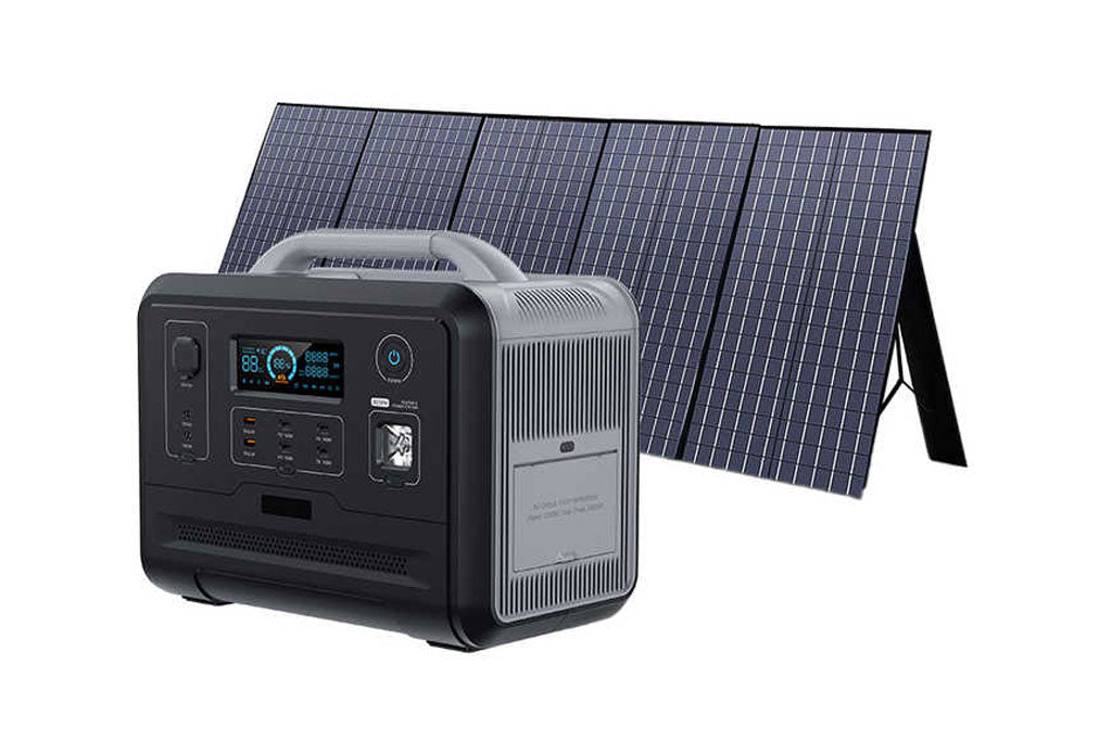 Custom portable power station 1200W outdoor solar power banks backup power supply