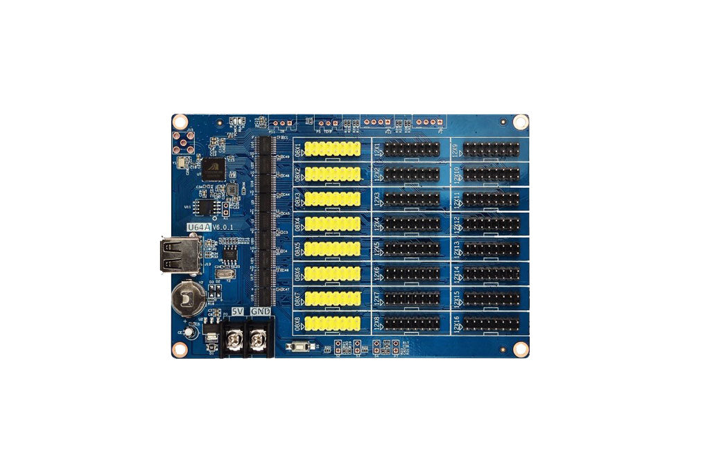 Huidu Single-dual Color U-disk Series LED Controller Card HD-U64A