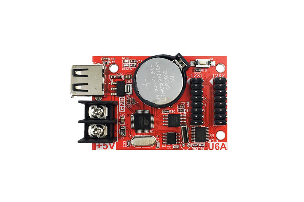 Huidu Single-dual Color U-disk Series LED Controller Card HD-U6A