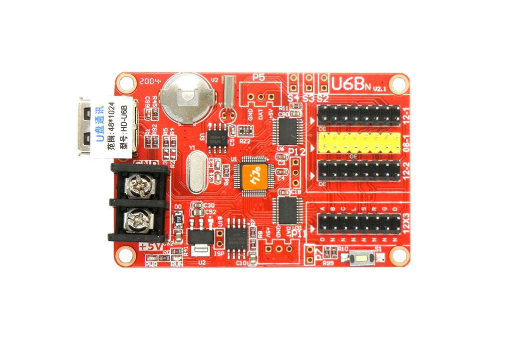 Huidu Single-dual Color U-disk Series LED Controller Card HD-U6B