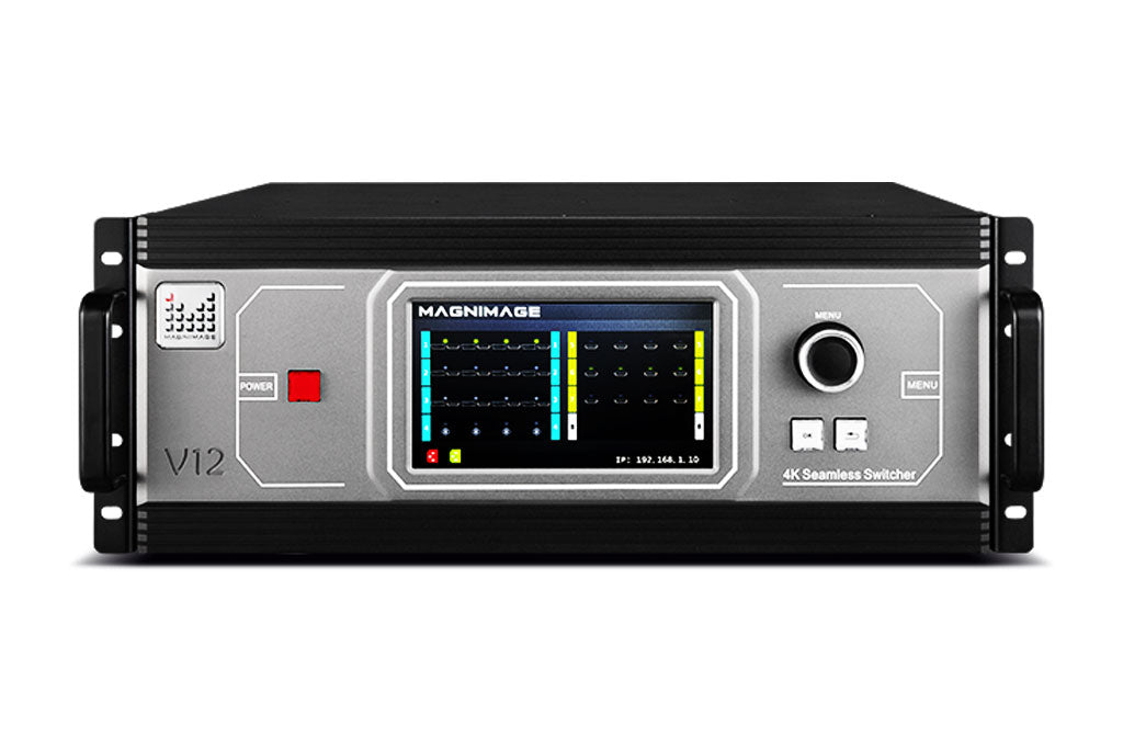 Magnimage MIG-V12 Series 4K Video Seamless Switcher – LED Wall Parts Store