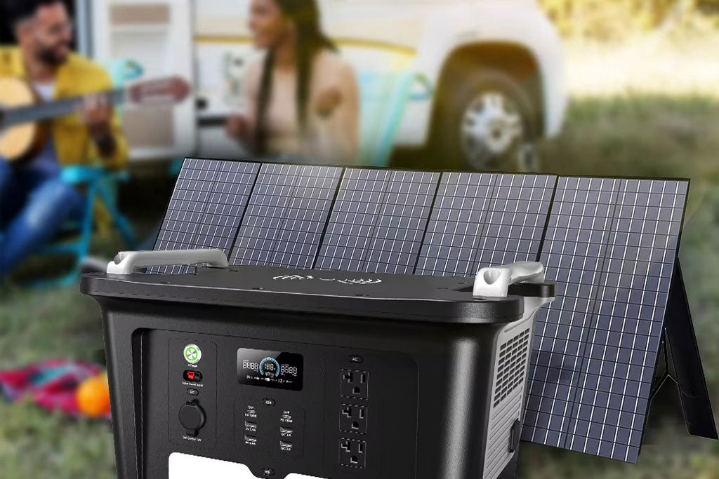 Solar power station portable 1800W to 2000W power banks power station