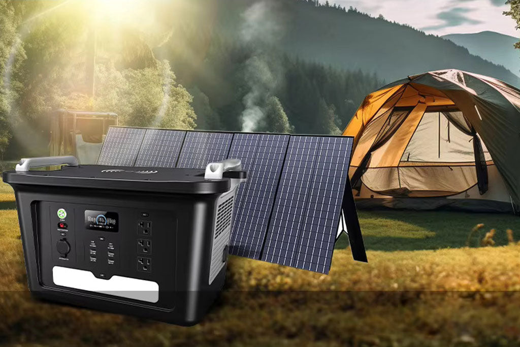 Solar power station portable 1800W to 2000W power banks power station