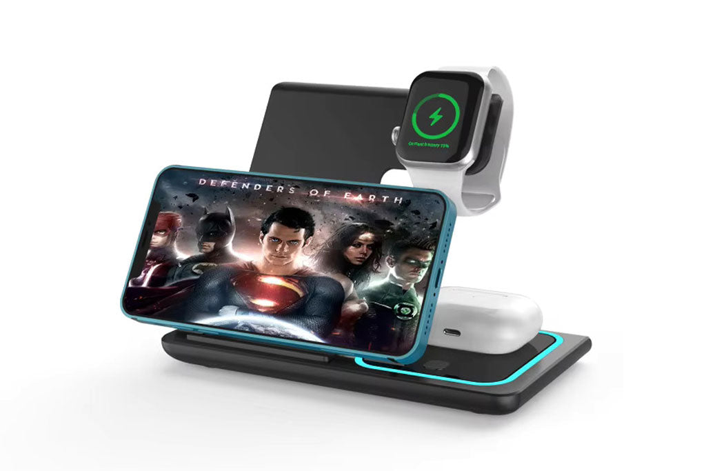 Wireless Charger Fast Charging 3 in 1 Wireless Charging Station