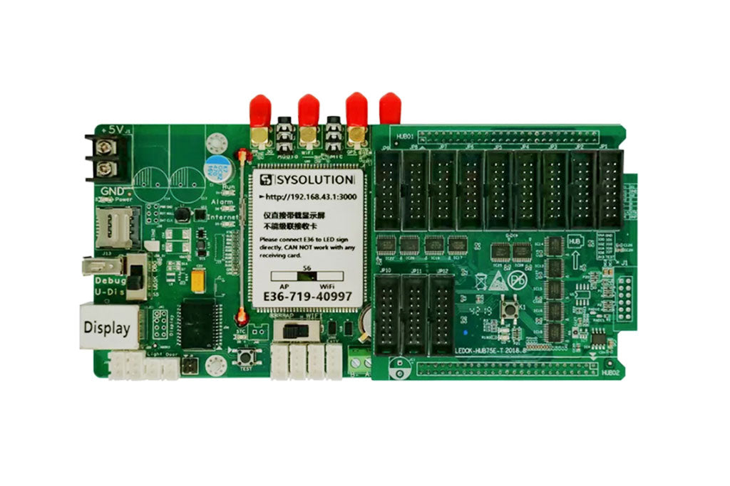 Multimedia Display Controller XiXun E Series LED Multimedia Card E30 E36 LED Display Controller For ...