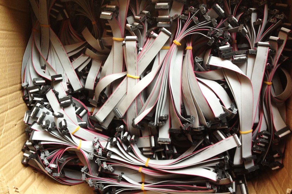Shielded Led Display Data Cable Fine Copper 16PIN LED Display Modules Flat Ribbon Signal Cable Data Ca ...