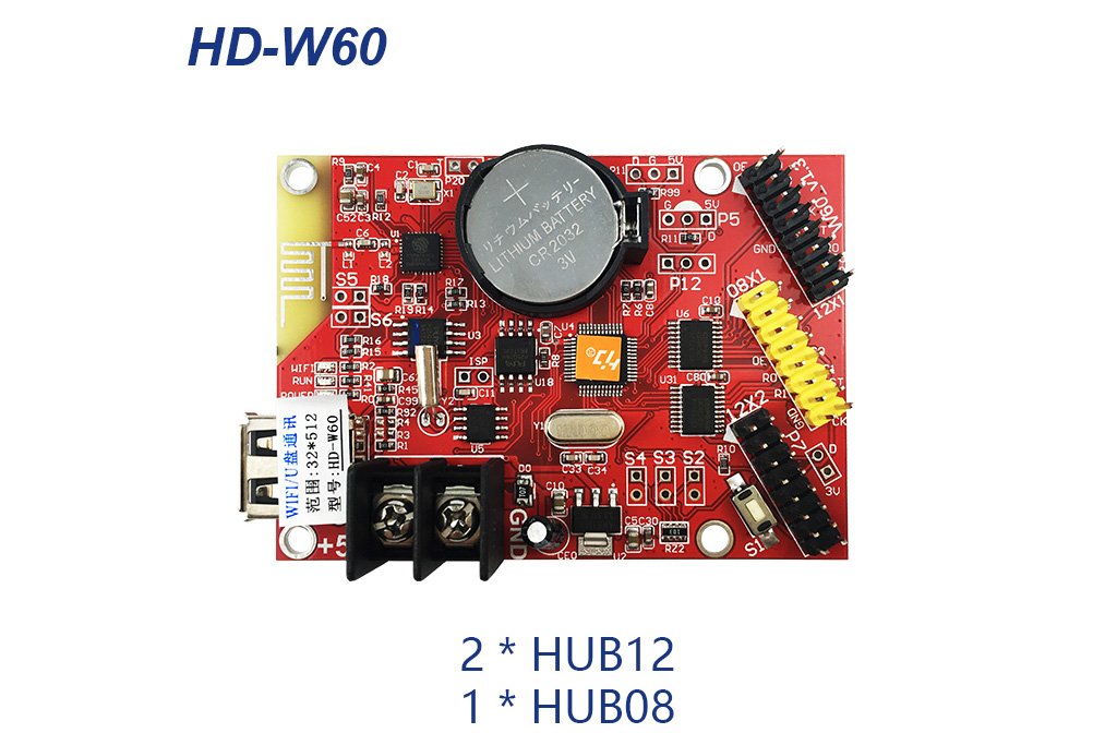 HUIDU HD-W60 Series Wi-Fi Single Color LED Controller Card