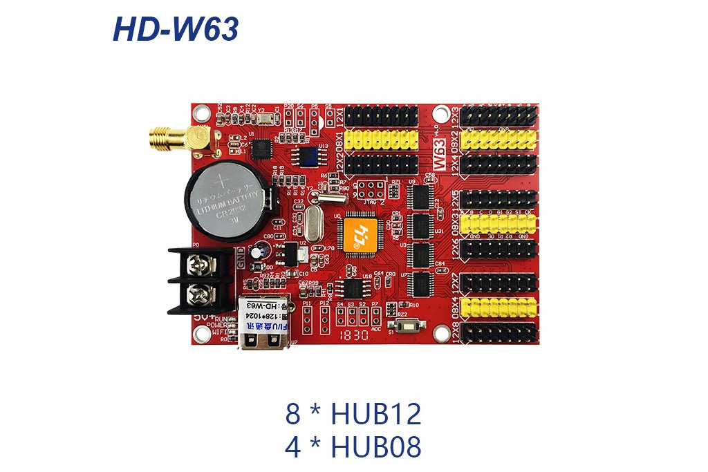 HUIDU HD-W63 Series Wi-Fi Single Color LED Controller Card