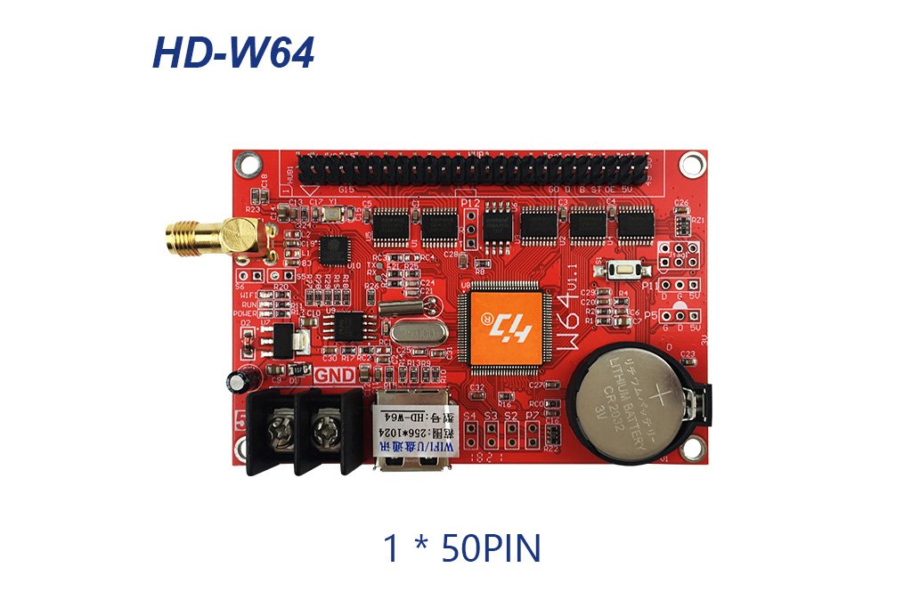 HUIDU HD-W64 Series Wi-Fi Single Color LED Controller Card