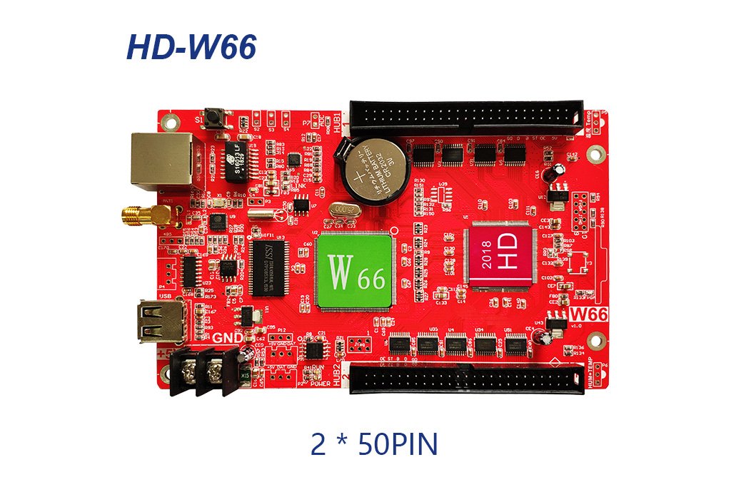 HUIDU HD-W66 Series Wi-Fi Single Color LED Controller Card