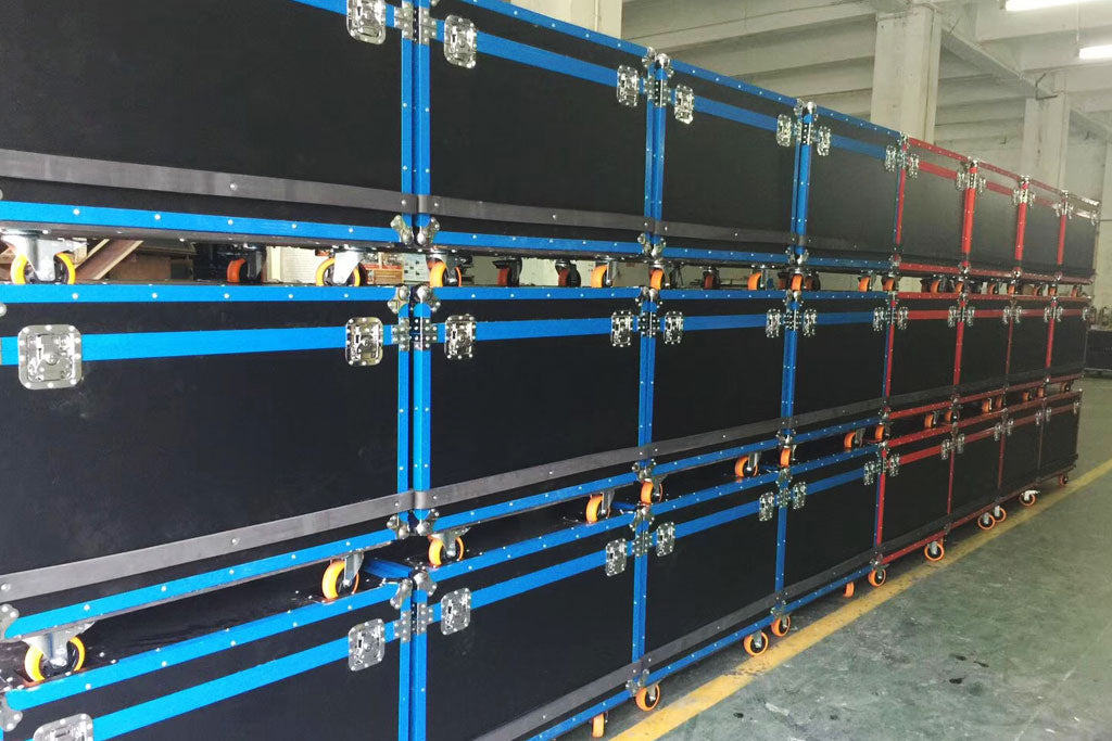 LED Display Packaging 6 in 1 LED DIsplay Aluminum Flight Case